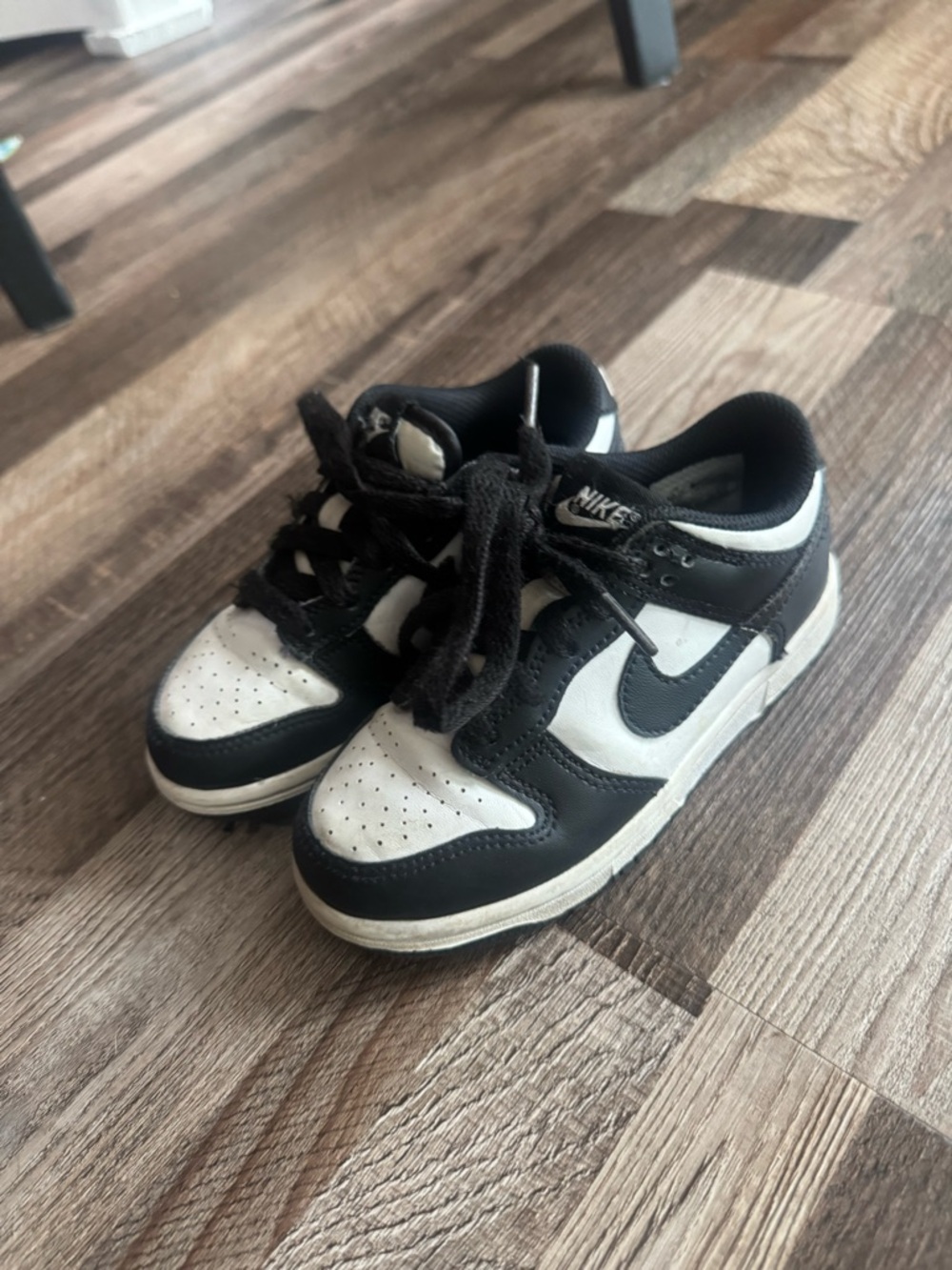 Nike Kids Black & White Low-Top Pandas
